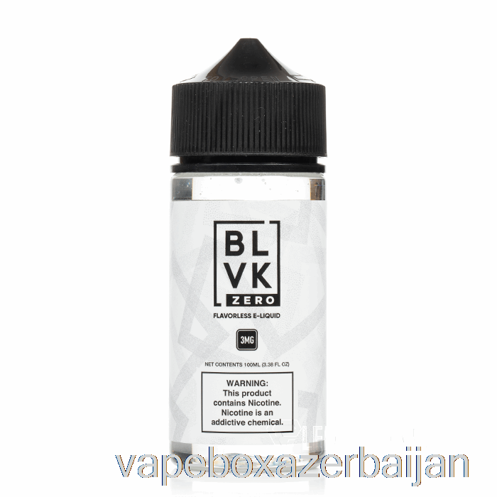 Vape Smoke Flavorless - BLVK - 100mL 6mg